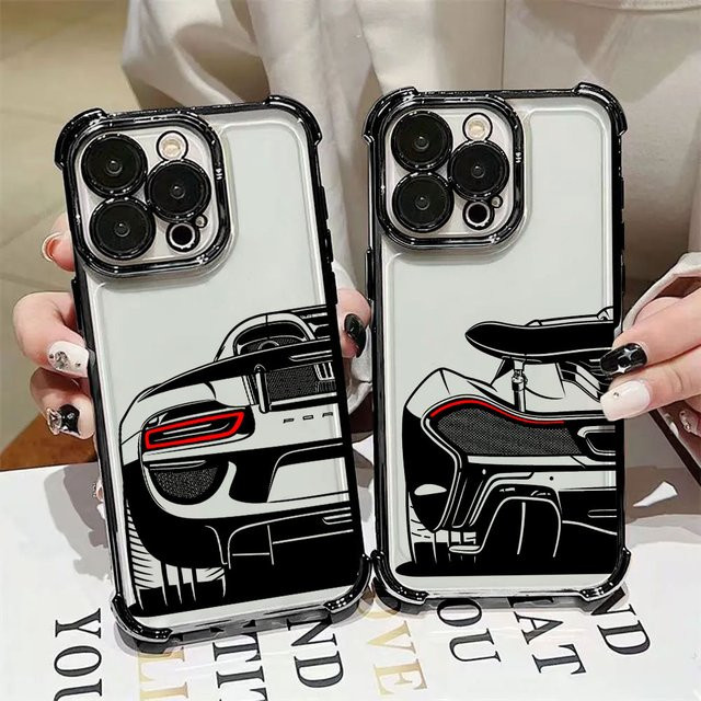 Stoßfeste Sportwagen Handyhülle für Xiaomi 15T 14T 13 Pro 15 F8 Ultra Poco X7 F7 Pro 5G X6 F5 M7 in weichem Design - Bild 1