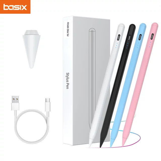 Aktiver Eingabestift für Apple iPad mit kapazitiver Handflächenabweisung und magnetischer Adsorption zum Schreiben und Malen, kompatibel mit Modellen von 2018 bis 2024 - Bild 1