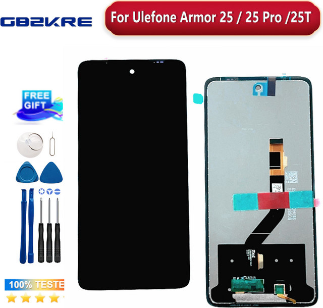 Ulefone Armor 25 25 Pro 25T 25T Pro Ersatz LCD Touchscreen Display Digitizer Baugruppe in Schwarz - Bild 1