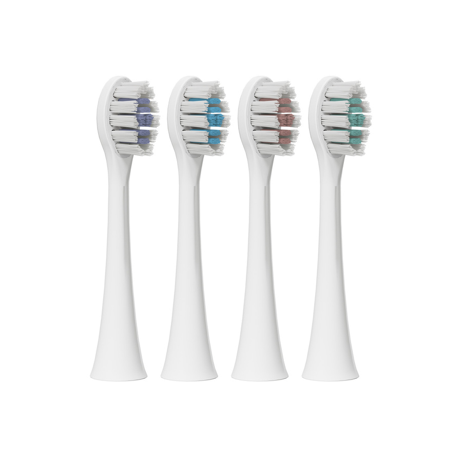 LUCENT Prism Ersatz Zahnbürstenköpfe 4er Pack Multicolor - Bild 1