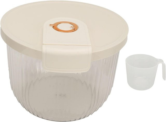 CosyHome Reislagerbehälter aus Kunststoff, transparent/weiß, luftdicht und BPA-frei - Bild 1