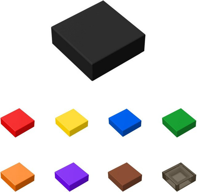 JIAJIALE Bausteine Kit, 10-teiliges Set, Bunt / Mehrfarbig, Kunststoff - Bild 1