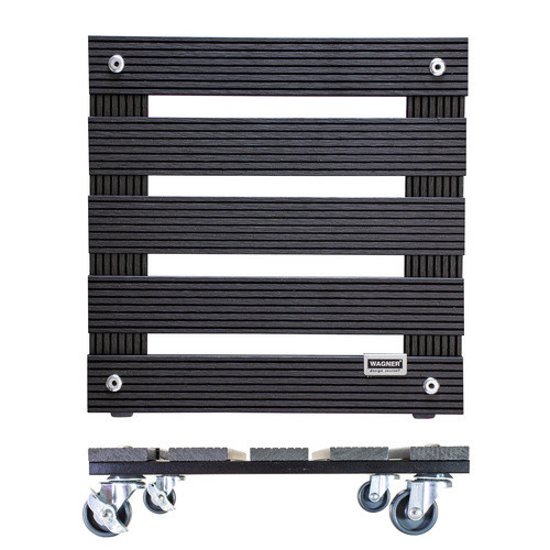 WAGNER SYSTEM Multiroller GreenHome Pflanzenroller aus WPC in Anthrazit/Grau, B/T/H: 29 x 29 x 7,2 cm - Bild 3