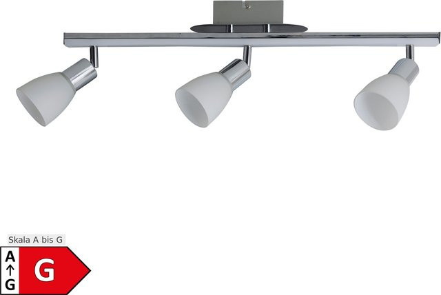 Näve LED Deckenleuchte IBIZA in Chrom und Weiß mit verstellbaren Akzenten - Bild 1