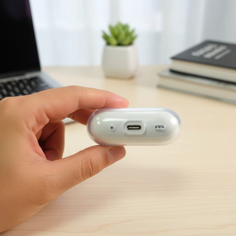 Stoßfeste Schutzhülle für Apple AirPods Pro 3, 2 und AirPods 4, 3, 1/2 in Transparent - Bild 3