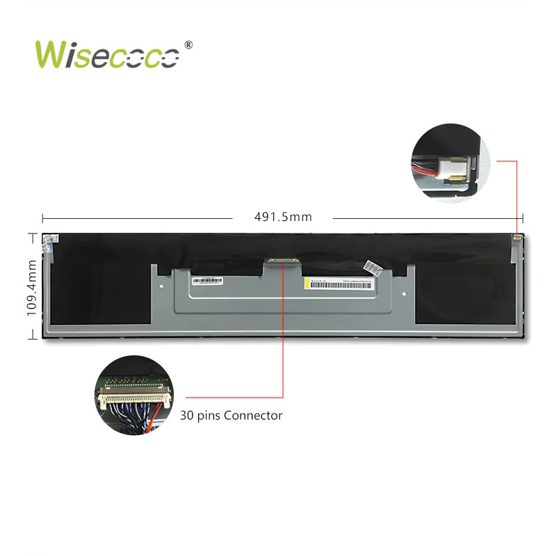 Wisecoco 19 Zoll Digital Signage LCD-Display mit IPS Stretch-Bar-Technologie und 1920x360 Auflösung - Bild 3