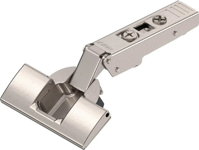 Blum Möbelscharnier Clip Top 120 Grad Gerade ohne Feder Inserta Vernickelt Silber - Bild 1