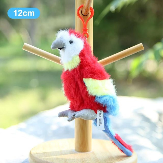 Yiran toy 1 Langhaariger Papagei Plüschtier Bunt / Mehrfarbig - Bild 1