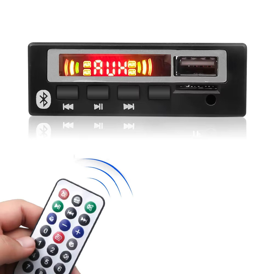 Kebidumei Bluetooth 5.0 Autoradio-Modul mit Farbbildschirm, USB, TF und FM Musik-Player in Schwarz - Bild 5