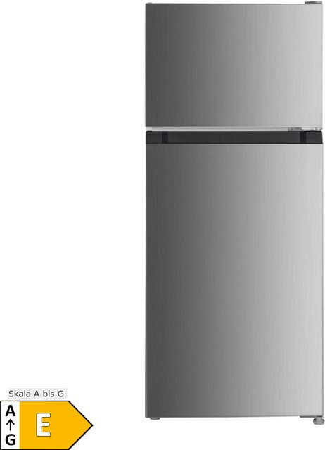 PKM Kühl-Gefrierkombination GK126EIX in Inox Design, Silber, H x B x T: 113 x 48 x 49 cm - Bild 1