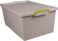 Really Useful Box Aufbewahrungsbox Recycling Economie Grau 62 l - Bild 1