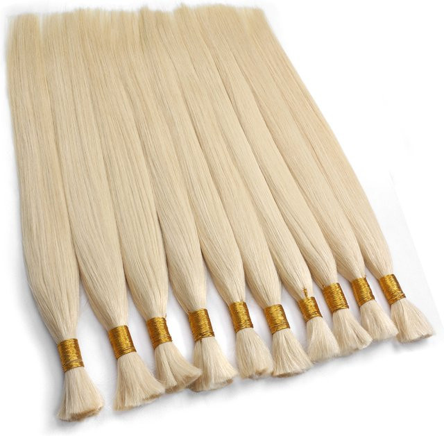 BHF Rohes Echthaar zum Flechten, Indisches Remy Haar, 100g - Bild 1