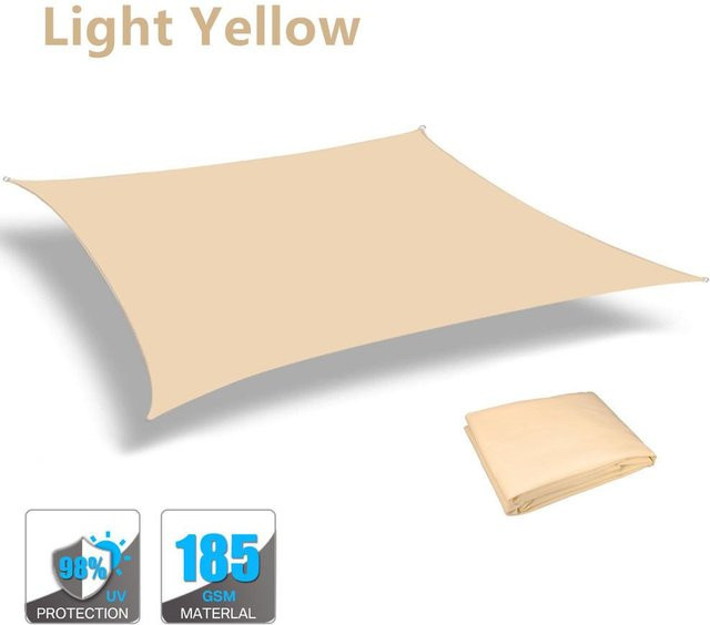 Binchi Garden Sonnensegel Beige, wasserabweisend und UV-Schutz UPF 50+, B x B: 200 x 200 cm - Bild 1