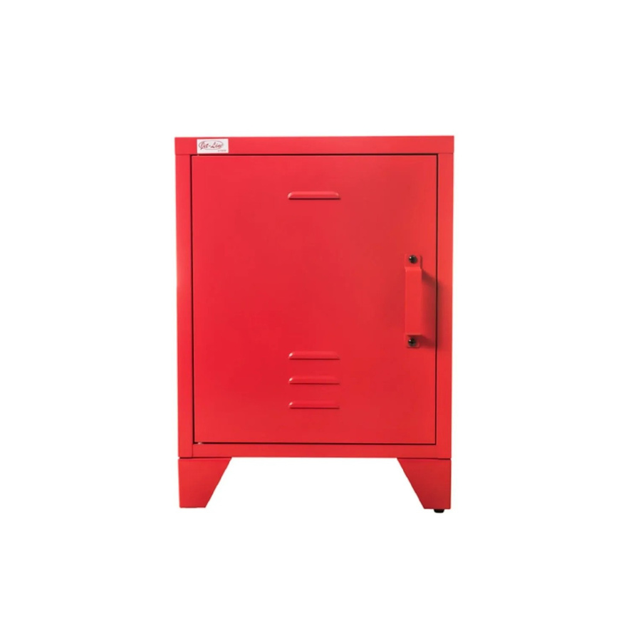 Jet-Line Stahlschrank Minskow im Industrie Design, Rot, B/T/H: 40 x 40 x 55 cm - Bild 2