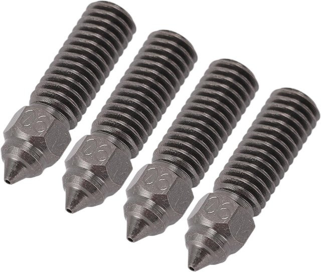 4 Stück Extruderdüsen für CR K1 von DIYelecs aus gehärtetem Stahl, 0.6mm, Grau - Bild 1