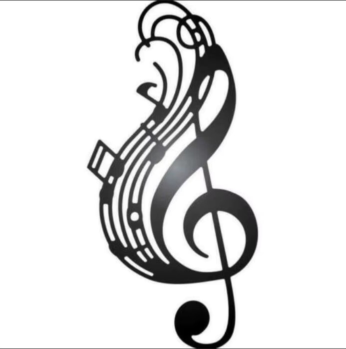 Metall-Stanzform für Bastelarbeiten mit Herz- und Musiknoten-Motiven in Schwarz - Bild 3