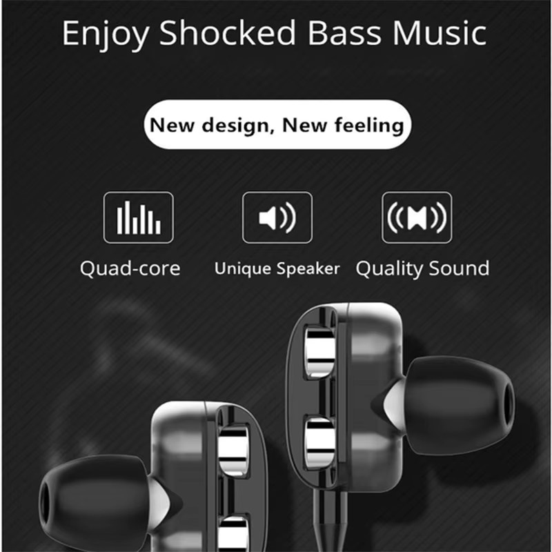 Xiaomi HiFi In-Ear Sport Kopfhörer mit 3,5mm Klinke und HD-Mikrofon in Rot - Bild 2