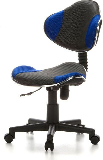 HJH OFFICE Kinderschreibtischstuhl KIDDY GTI-2 in Grau und Blau mit Netzstoff und Kunststoff - Bild 1