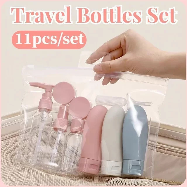 Amagi 11-in-1 Reiseflaschen-Set für Kosmetik und Hautpflege - Bild 1