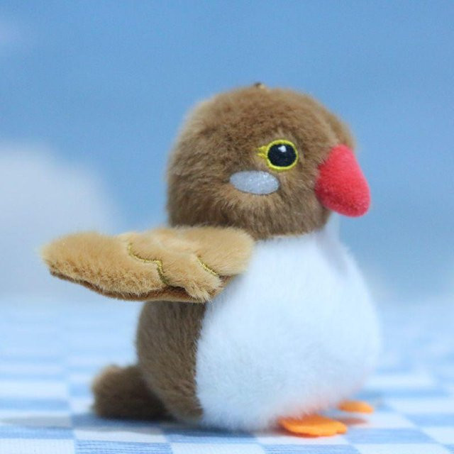 Vogel Plüschtier, Papagei Pinguin Kuscheltiere Schlüsselanhänger, 1-teiliges Set, ab 14 Jahren - Bild 1