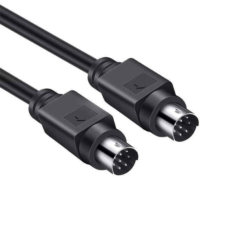 MD8 8-poliges Verlängerungsdatenkabel aus Vollkupfer in Schwarz für SPS-Servo-Programmierer kompatibel mit Sony, Siemens, Schneider und Delkor - Bild 5