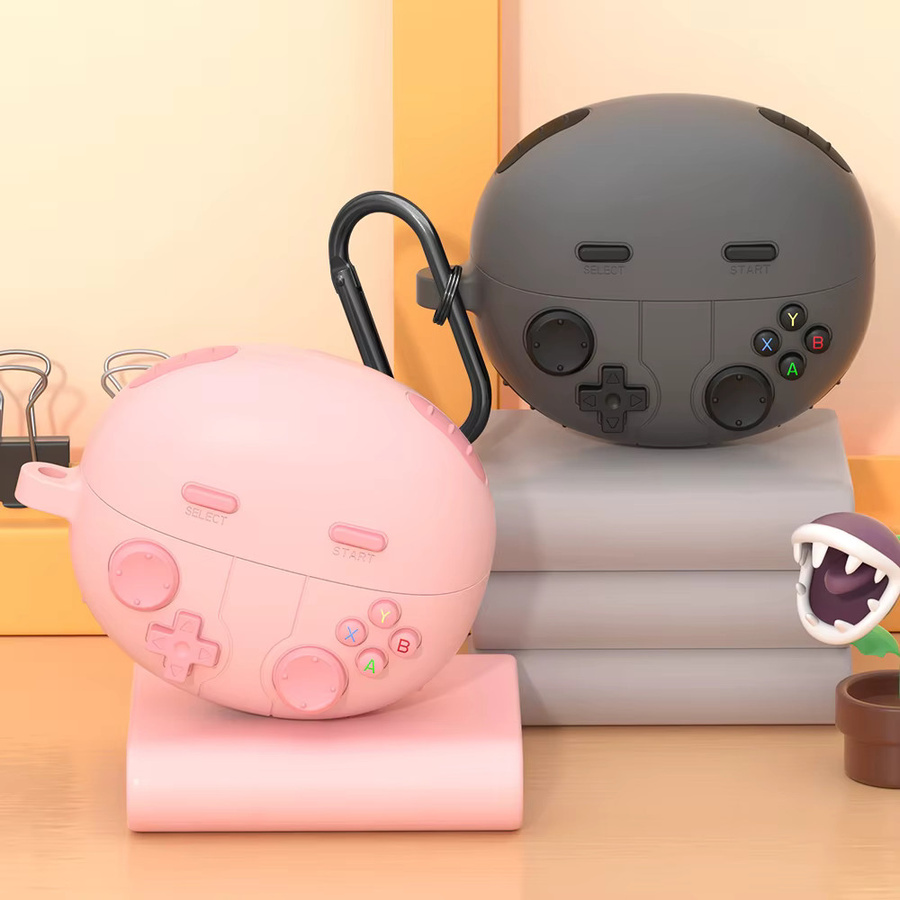 3D Cartoon Spielkonsole Schutzhülle für Huawei FreeClip mit Haken - Bild 1