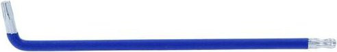 KS Tools Kugelkopf-TX-Winkelstiftschlüssel T20 in Blau, XL, 108 Grad abgewinkelt - Bild 1