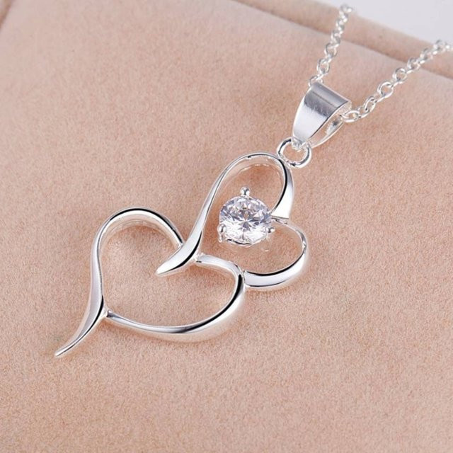 SAY Halskettenanhänger 925 Silber, Zirkonia, Damen - Bild 1