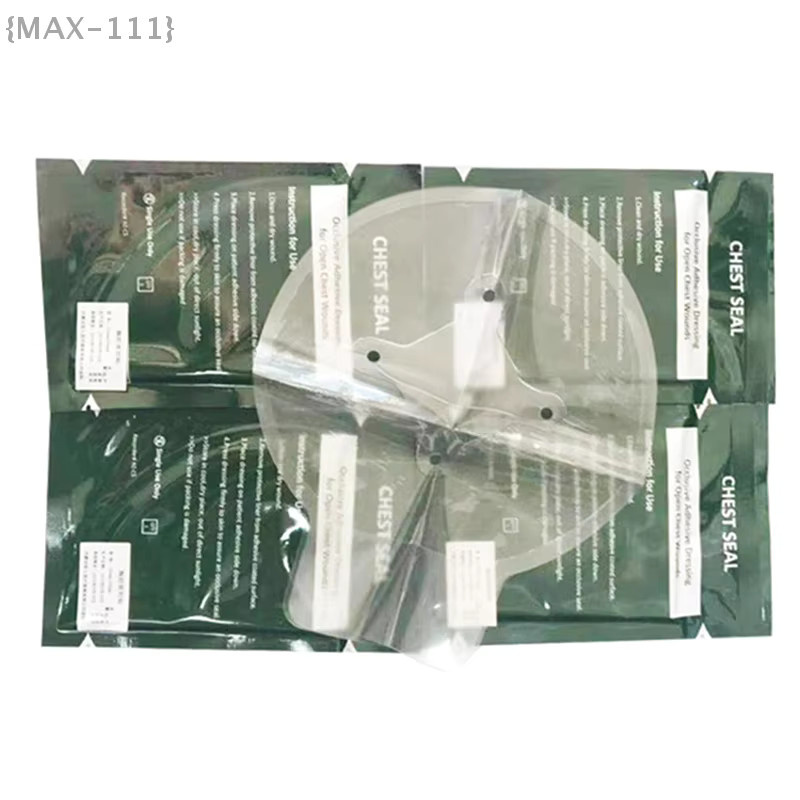 North American Rescue Hyfin Vent Chest Seal Brustwundverband für die Trauma-Erste-Hilfe, transparent, Breite: 16,0 cm, Tiefe: 10,0 cm - Bild 3