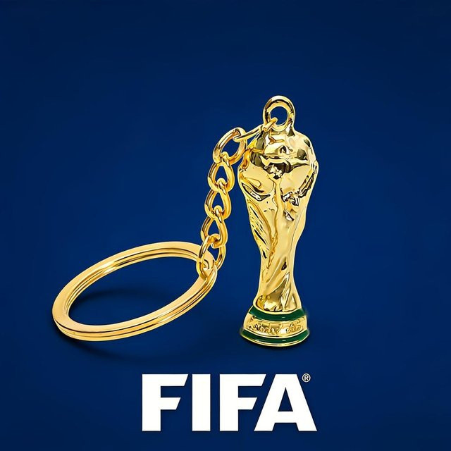 FIFA Anhänger, 3D Mini PVC Langhantelscheiben, Unisex - Bild 1