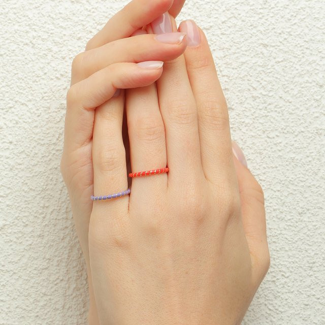 onekiss Ringe, Emaille, bunt, Damen - Bild 1