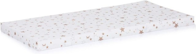 Chipolino Babybett Matratze Stars in Beige mit Sternen-Design, faltbar, mit waschbarem Bezug, B/T/H: 120 x 60 x 6 cm - Bild 1