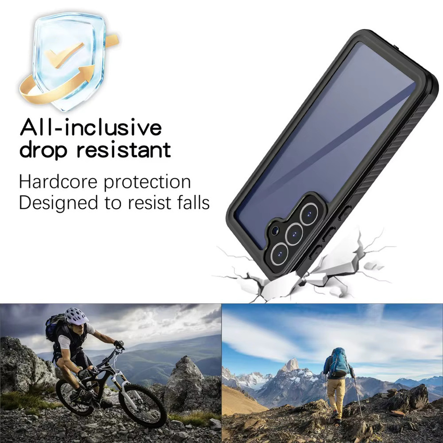 All-Inclusive Schutzhülle für Samsung Galaxy S25 FE, A56, A36, A26, A15, A25, A35, A55, A14, A17, A16 – Wasserdichte 360 Grad Handyhülle in Schwarz - Bild 6