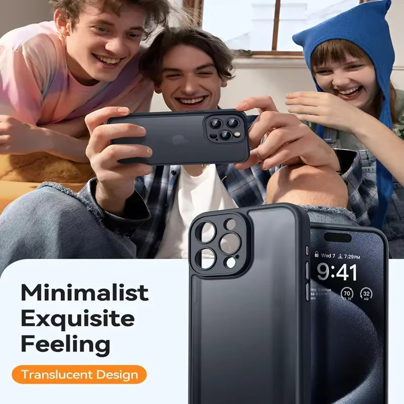 Arvin Matte Silikon Handyhülle für iPhone 16 15 14 13 12 11 Pro Max Plus Mini XR XS in Purple - Bild 5