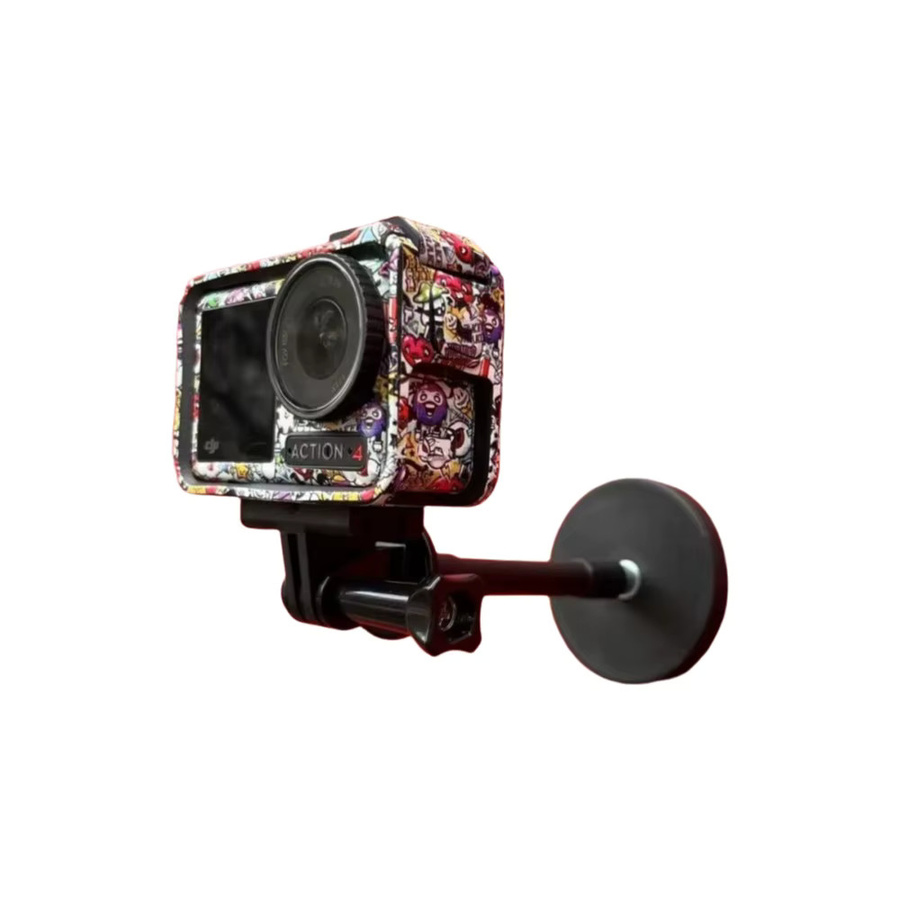 Magnetischer Saugnapf-Handyhalter mit 360 Grad Verstellbarkeit und flexiblem Schlauch für GoPro und DJI Sportkameras - Bild 3