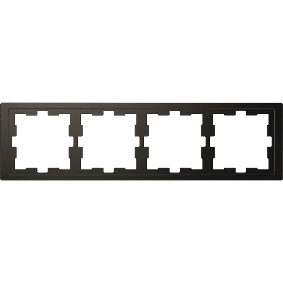 Merten Abdeckrahmen 4-fach D-Life in Anthrazit - Bild 2