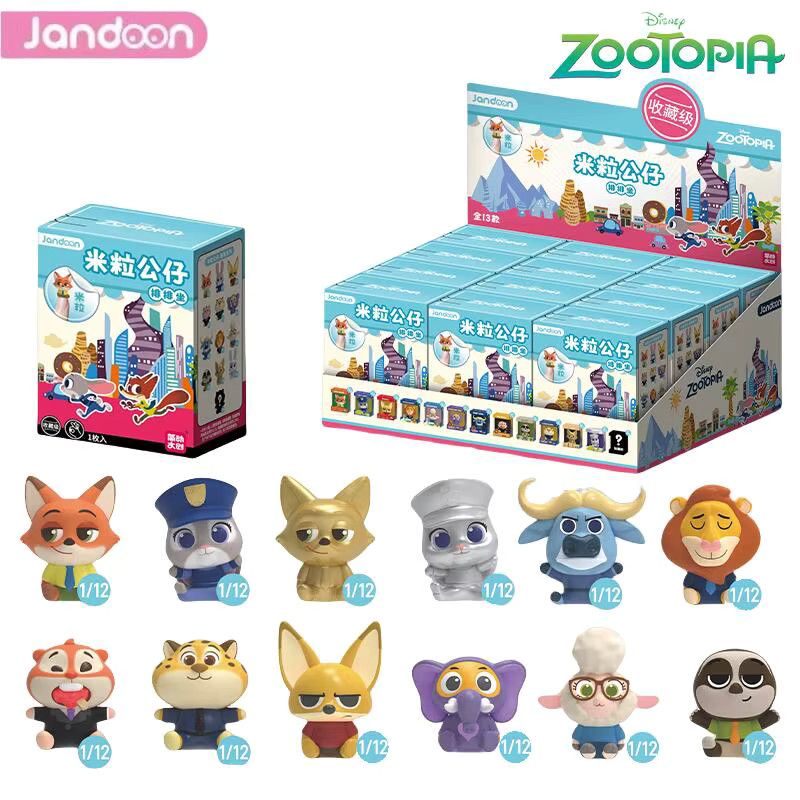 Disney Zootopia Blind Box Figuren Set mit Judy Hopps, Nick Wilde und weiteren Charakteren, Multicolor, PVC - Bild 2
