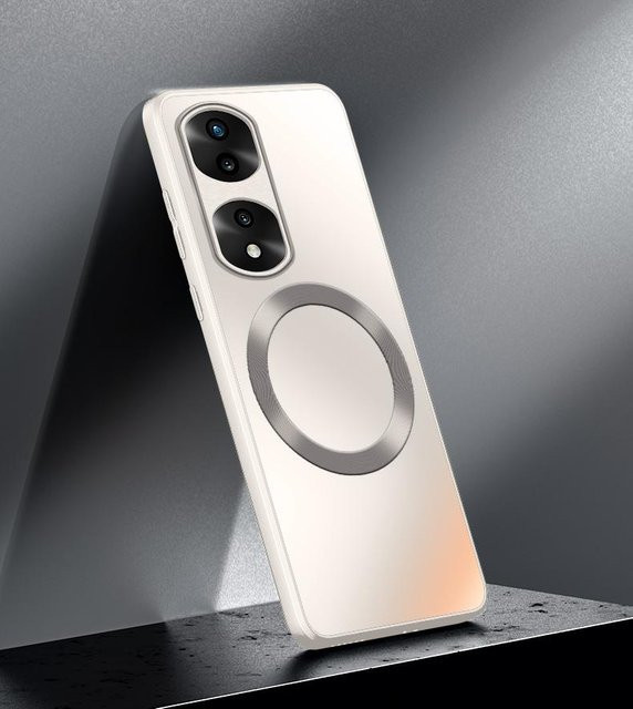 GRASALE Magnetische Schutzhülle für Huawei Honor 90 80 70 60 50 Pro und Honor X9 9X in Weiß, Mattes Hartschalen-Case mit kabellosem Laden - Bild 1