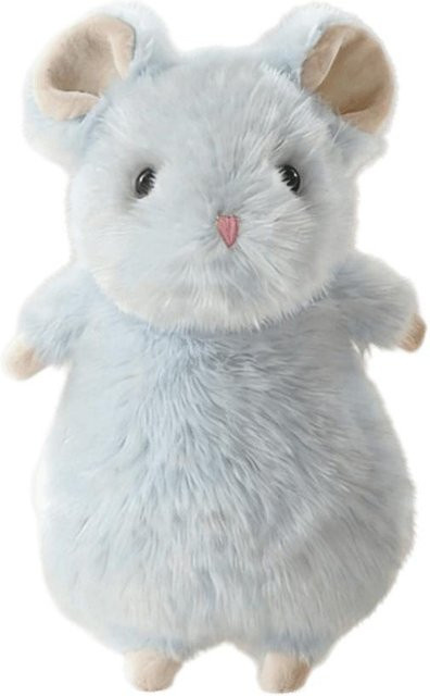 Yiran toy Fancy Rat Plüschtier, Grau Weiß Braun, ab 2 Jahren - Bild 1