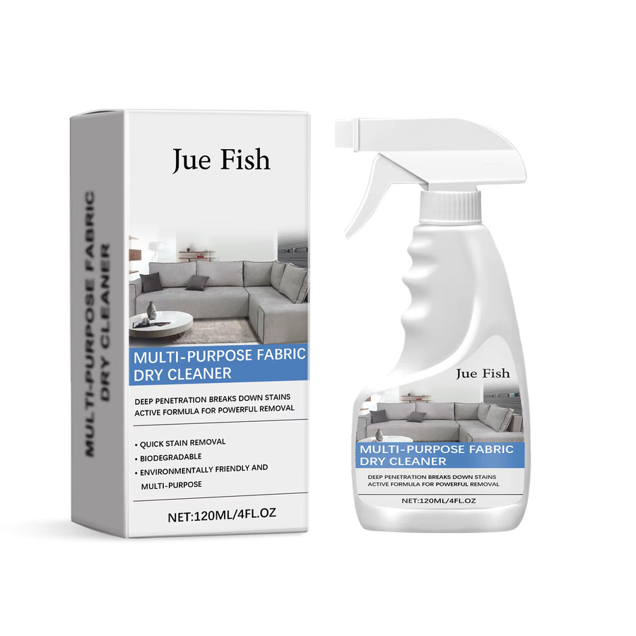 Jue-Fish Mehrzweck-Trockenspray zur Fleckentfernung für Sofas, Matratzen und Teppiche, Weiß - Bild 2
