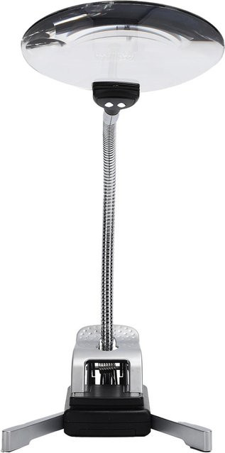Neoglint Tischlupe 5x/10x, mit LED-Licht, silver - Bild 1