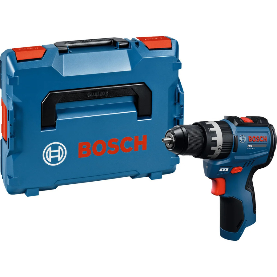 Bosch Akku-Schlagbohrschrauber GSB12V-31 in Blau mit 12,0 V in L-BOXX - Bild 1