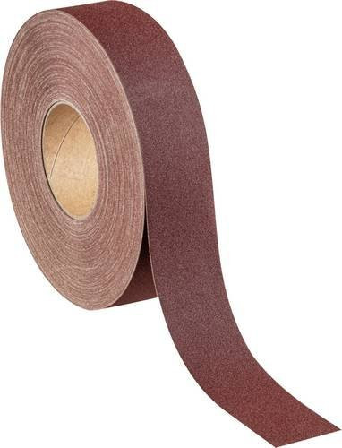 Rhodius SPBR 300582 Schleifband Körnung 150 für Metall und Holz, Farbe Braun, L x B: 50 m x 50 mm - Bild 1