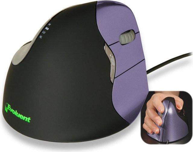 Evoluent Vertical Mouse 4 Small Rechts ergonomische Maus in Multicolour - Bild 1