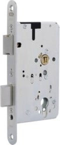 BKS Panik-Einsteckschloss B-23260-02-L-8 Fluchttürschloss Funktion E Rundstulp Edelstahl Silber B/T/H: 20 x 65 x 72 mm - Bild 1
