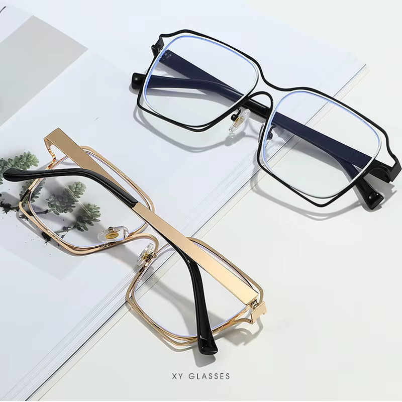 Kunkka coco Korrektionsbrille, Metall, Vollrand, Cat-Eye, Unisex, Blaulichtfilter - Bild 2