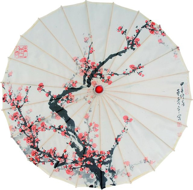 Traditioneller chinesischer Bambusseiden-Schirm Wit Angel für Tanz, Hochzeiten und Kulturfestivals - Bild 1