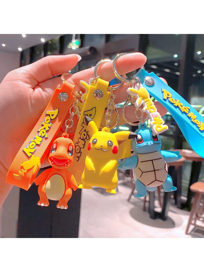 Potdemiel Pokémon Schlüsselanhänger, 6-teiliges Set, Pikachu - Bild 3