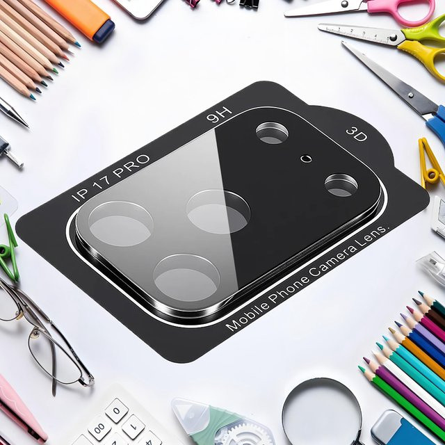 Apple iPhone 17 Pro Max, iPhone 17 und iPhone 17 Air 3D HD Kamera Objektiv Schutzfolie, transparent, 1-10 Stück - Bild 1