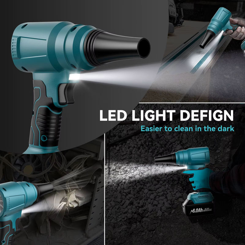 Makita Akku-Staubgebläse in Schwarz für 18V Akkus wie BL1830 BL1840 BL1850 BL1860 - Bild 4